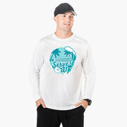 Pickleball Long Sleeve Performance Tee - Serve's Up