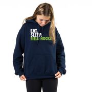 Field Hockey Hooded Sweatshirt - Eat. Sleep. Field Hockey.