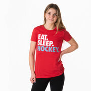 Hockey Women's Everyday Tee - Eat. Sleep. Hockey.