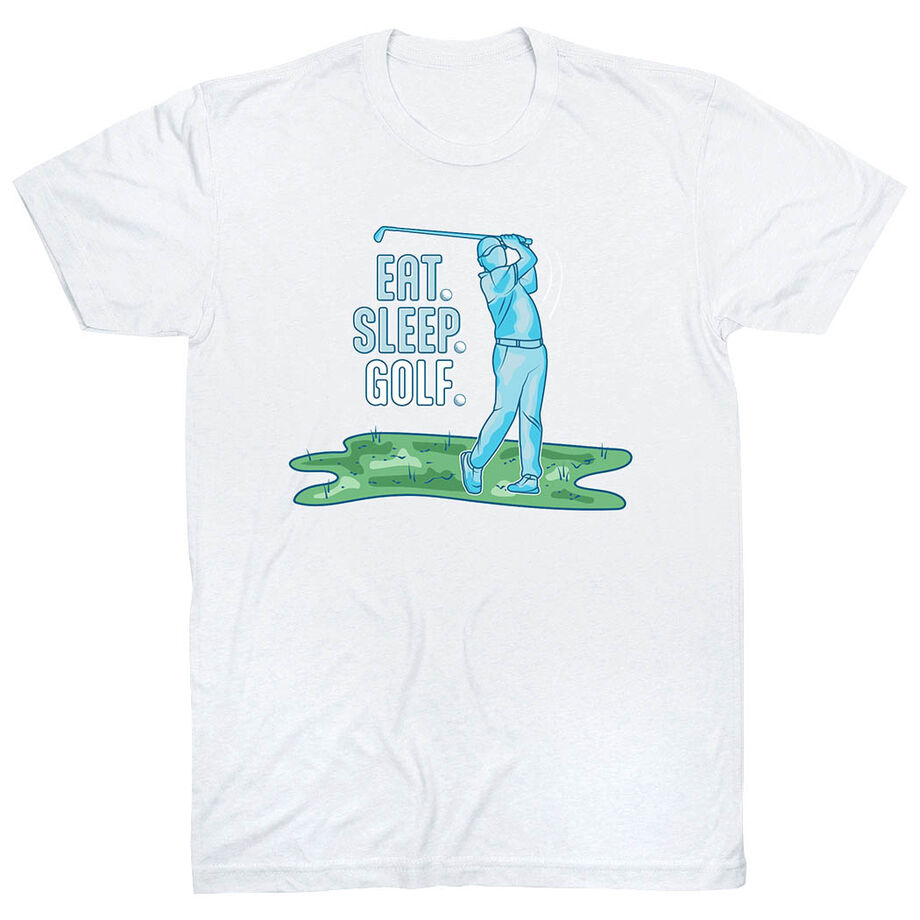 Golf Short Sleeve T-Shirt - Eat. Sleep. Golf