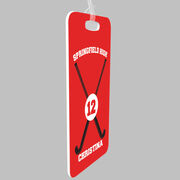 Field Hockey Bag/Luggage Tag - Personalized Team Crossed Sticks