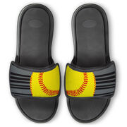 Softball Repwell&reg; Slide Sandals - Ball Reflected