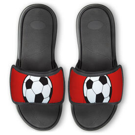 Soccer Repwell&reg; Slide Sandals - Soccer Ball