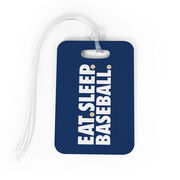 Baseball Bag/Luggage Tag - Eat Sleep Baseball