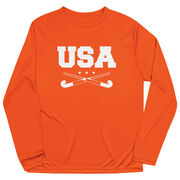 Field Hockey Long Sleeve Performance Tee - USA Field Hockey