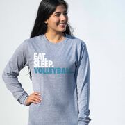 Volleyball Tshirt Long Sleeve - Eat. Sleep. Volleyball