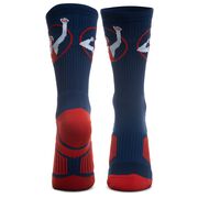 Wrestling Woven Mid-Calf Socks - Wrestler