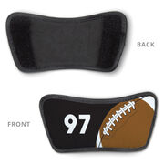 Football Repwell&reg; Sandal Straps - Ball and Number Reflected