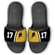 Hockey Repwell&reg; Slide Sandals - Personalized Slapshot