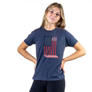 Hockey Short Sleeve T-Shirt - American Flag