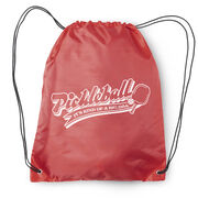 Pickleball Drawstring Backpack - Kind Of A Big Dill