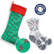 Baseball Stocking Set - Home Run Baseball
