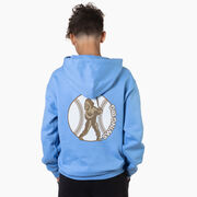 Baseball Hooded Sweatshirt - Baseball Bigfoot (Back Design)