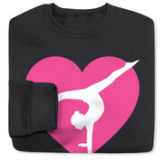 Gymnastics Crewneck Sweatshirt - Gymnast Heart