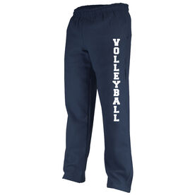 Volleyball Fleece Sweatpants [Navy/Adult Small] - SS