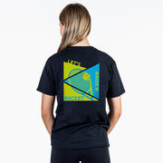 Tennis Short Sleeve T-Shirt - Let's Raise A Racket (Back Design)