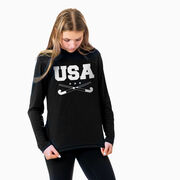 Field Hockey Long Sleeve Performance Tee - USA