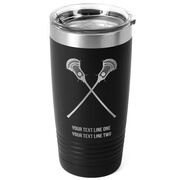 Guys Lacrosse 20 oz. Double Insulated Tumbler - Crossed Sticks Icon