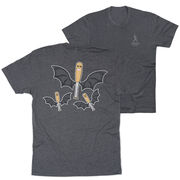 Baseball Short Sleeve T-Shirt - It's Bats (Back Design)