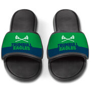 Guys Lacrosse Repwell&reg; Slide Sandals - Team Name Colorblock