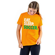 Soccer T-Shirt Short Sleeve Eat. Sleep. Soccer.