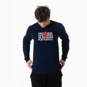 Football Tshirt Long Sleeve - Bones Saying