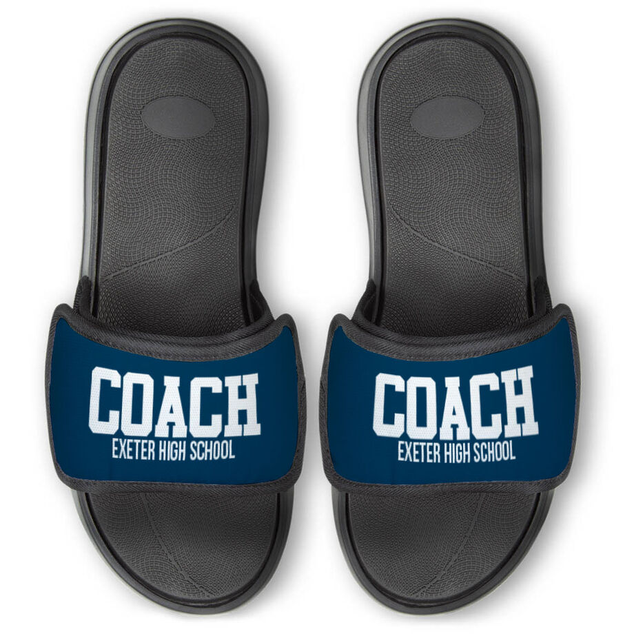 Personalized Repwell&reg; Slide Sandals - Coach - Personalization Image
