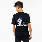 Baseball Short Sleeve T-Shirt - 3 Up 3 Down (Back Design)