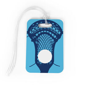 Guys Lacrosse Bag/Luggage Tag - Large Lacrosse Stick