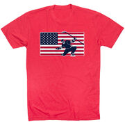 Hockey T-Shirt Short Sleeve - Patriotic Hockey