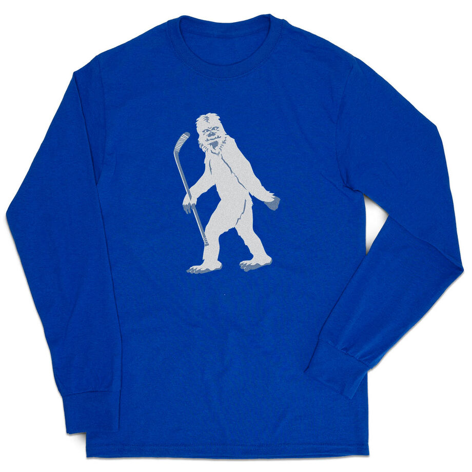 Hockey Tshirt Long Sleeve - Yeti - Personalization Image