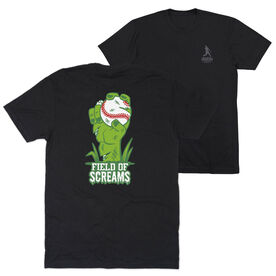 Baseball T-Shirt Short Sleeve - Field Of Screams (Back Design)