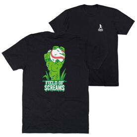 Baseball T-Shirt Short Sleeve - Field Of Screams (Back Design)