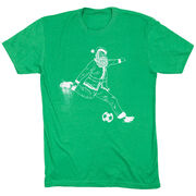 Soccer Short Sleeve T-Shirt - Santa Player