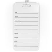 Soccer Bag/Luggage Tag - Personalized Soccer Ball with Dots Background