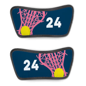 Girls Lacrosse Repwell&reg; Sandal Straps - Stick and Number Reflected