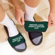Personalized Repwell&reg; Slide Sandals - Your Text