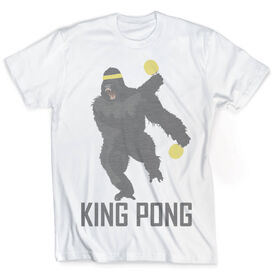 Vintage Ping Pong T-Shirt - King Pong [Adult X-Large/White] - SS