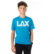 Guys Lacrosse Short Sleeve T-Shirt - I'd Rather Lax