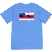 Soccer Short Sleeve Performance Tee - Patriotic Soccer