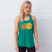 Softball Flowy Racerback Tank Top - Nothing Soft About It