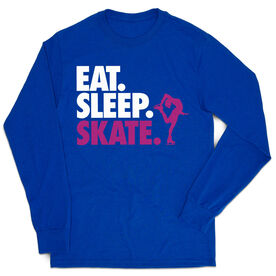 Figure Skating Tshirt Long Sleeve - Eat. Sleep. Skate