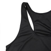 Women's Racerback Performance Tank Top - Heartfelt Runner Girl