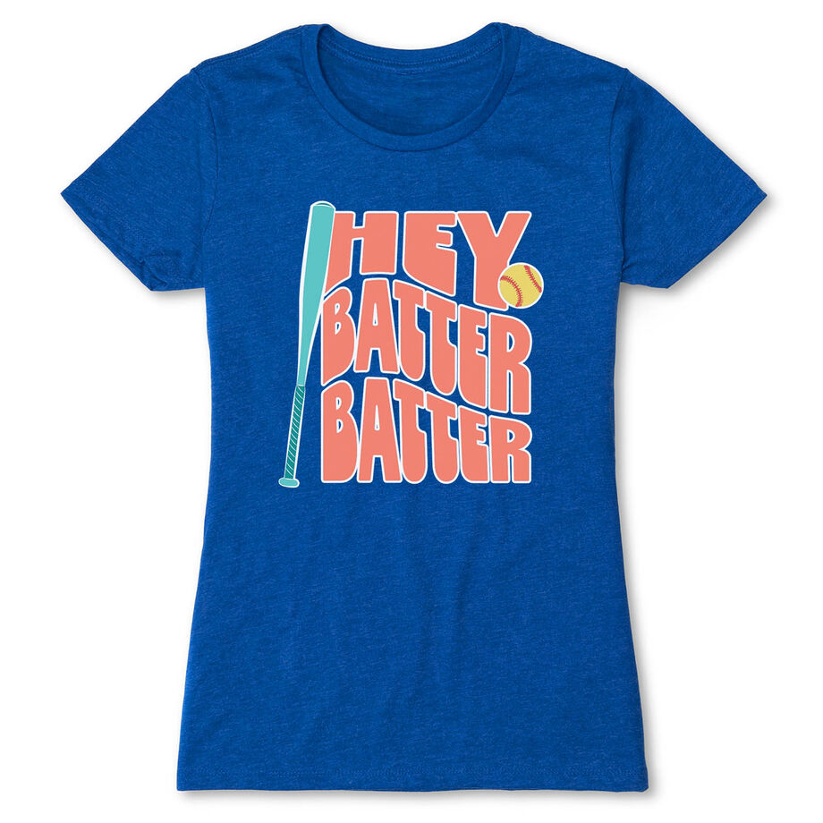 Softball Women's Everyday Tee - Hey Batter Batter