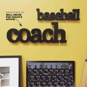 Large Coach Wood Words