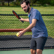 Pickleball Short Sleeve Polo Shirt - Cross Court