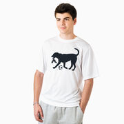 Soccer Short Sleeve Performance Tee - Spot The Soccer Dog