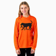 Soccer Long Sleeve Performance Tee - Spot The Soccer Dog