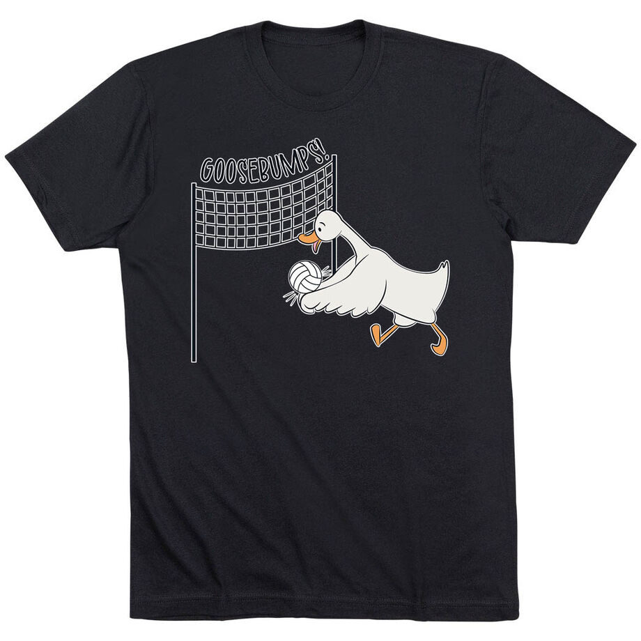 Volleyball Short Sleeve T-Shirt - Goosebumps
