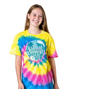 Pickleball Short Sleeve T-Shirt - Serve's Up Tie Dye